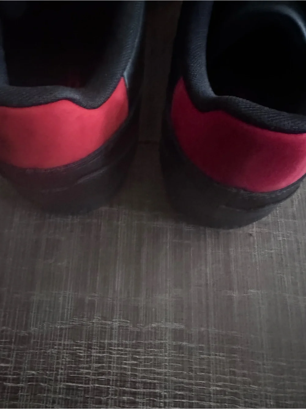 adidas Originals Black Sneakers with Red Accents